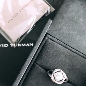 DY Infinity Ring with Diamonds